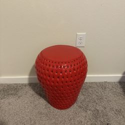 Viral Strawberry Stool 🍓 Cute Aesthetic Decor Chair / Side Table