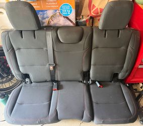 Jeep Wrangler Rubicon JL 4 door Rear Cloth Seat