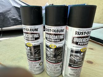 Under coating spray new cans