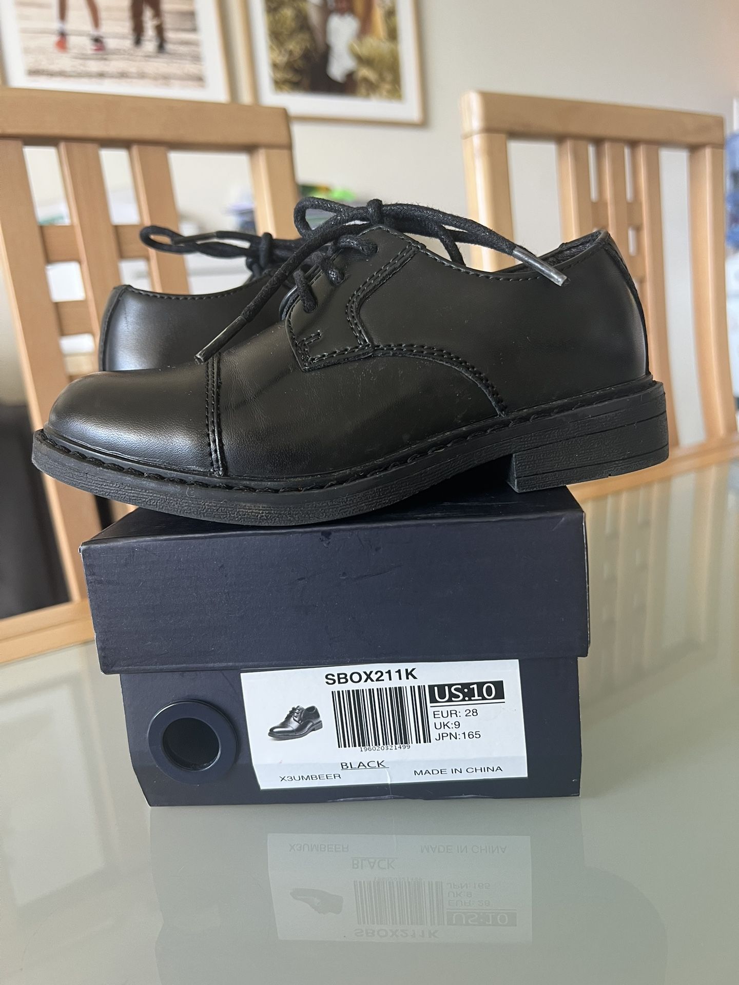 Boys Black Dress shoes
