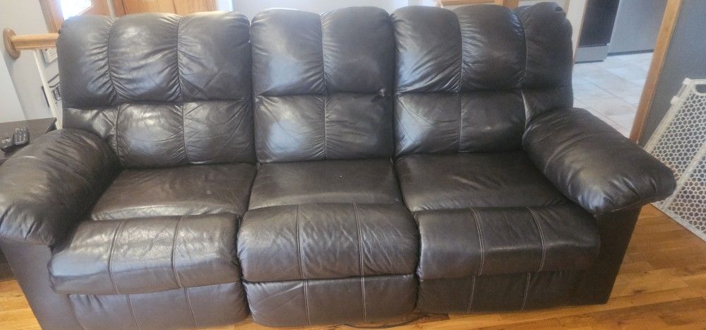  couch. With two recliners