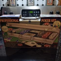 Aluminum Case Professional Poker Set