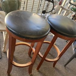 Set Of Spinning Bar Stools 