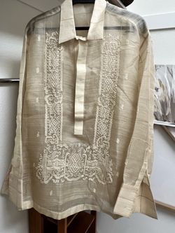 Barong Tagalog Traditional Filipino Formal Shirt