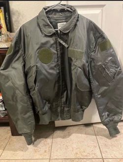 Military Army Navy Air Force Flight Jacket Flyers Men Summer Fire Resistant Type CWU- 36/P