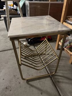Marble side table