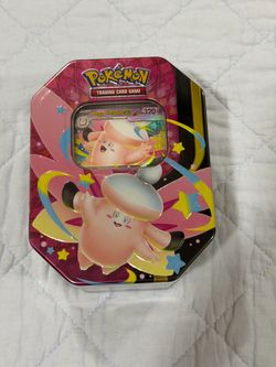 Pokémon TCG Mega Clefable ex Tin