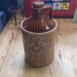 Ceramic Cookie Jar Whiskey Jar Design