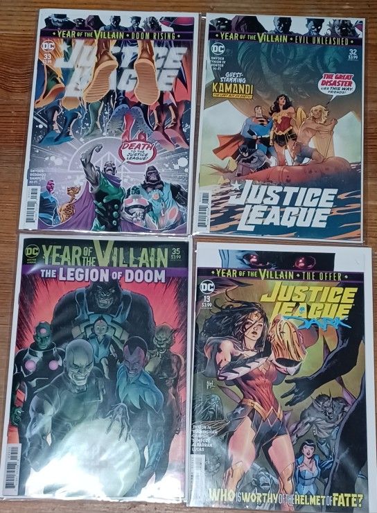 Justice League Year Of The Villain The Offer Evil Unleased Doom Rising