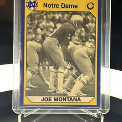 Joe Montana vintage collegiate collection Notre Dame