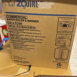 Zojiroshi Commercial Water Boiler And Warmer CD-LTC50 5Liters