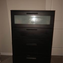 Black dresser