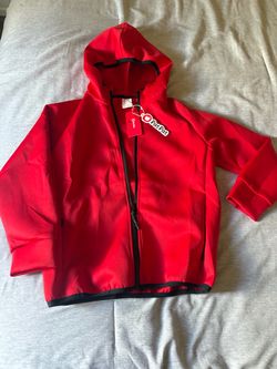PatPat Kids Red Zip-Up Jacket Size 8-9Y