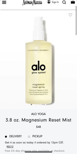 Alo Glow System- Magnesium Reset Spray 