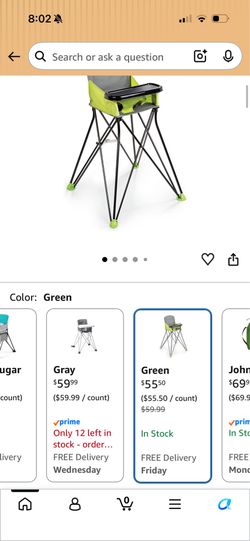 Portable high chair