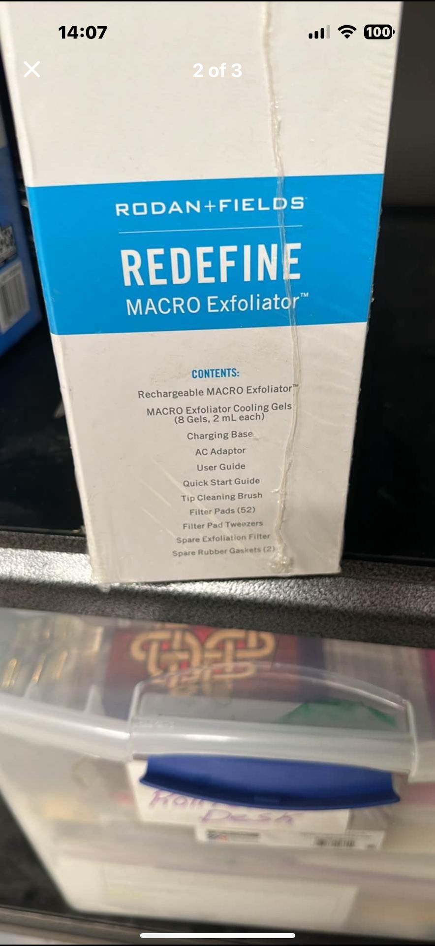 Rodan and Fields Macro exfoliator