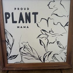 Proud Plant Mom decorative frame