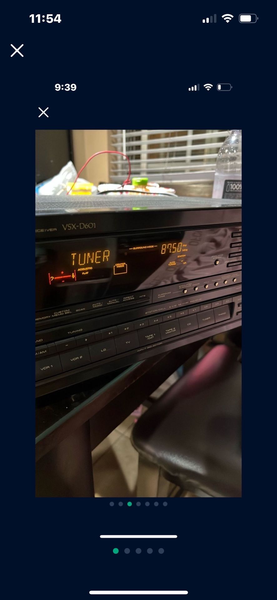 Pioneer VSX-D601 Audio Video Stereo Receiver