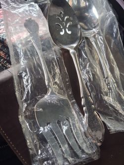 Vintage China silverware buig forks and spoons