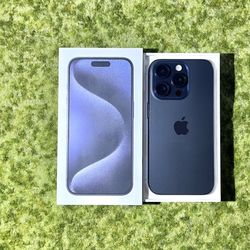 iPhone 15 Pro | 128GB | Blue Titanium | Factory Unlocked