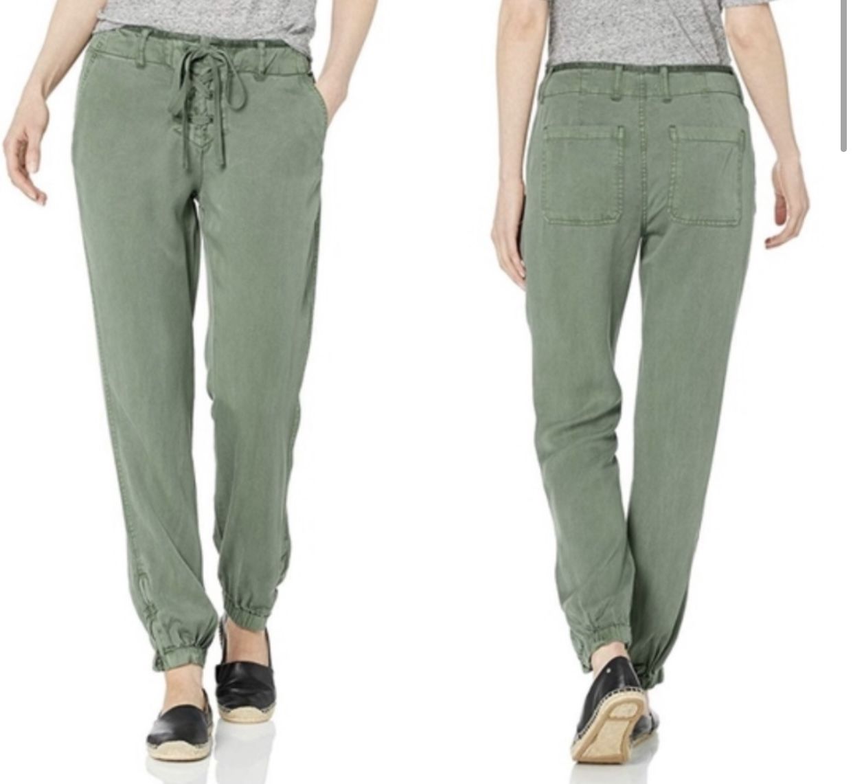 NEW UGG Rosendahl Woven Army Green Joggers M