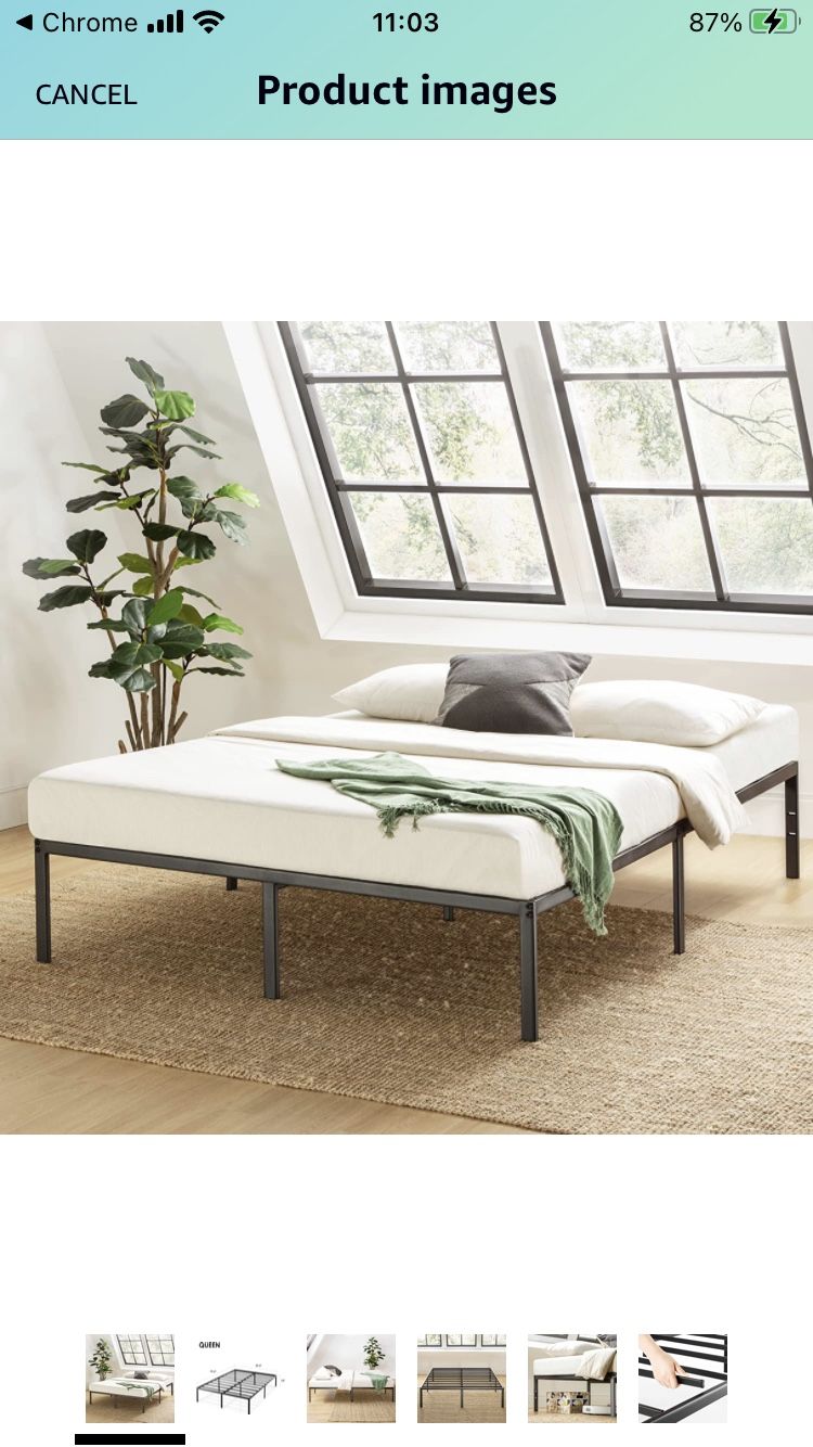 New Queen Size Platform Bed Frame