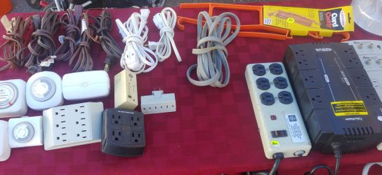 Timers, cords, surge boxes