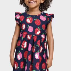 4T Toddler Girl Apple Dress $10