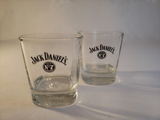 Two Jack Daniel's Old No. 7 On The Rocks Glasses