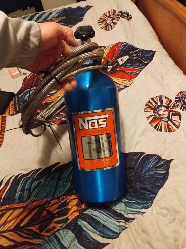 NOS systems 10 Lbs Tank Came Off  A Ls3 Corvette 6.2l 