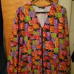 Scrub Jacket And Shirt.  