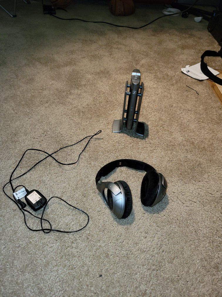 Sennheiser Wirless Rechargable Surround Sound Headphones ($20 Obo) 