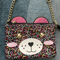 Betsey Johnson Rainbow Bear Crossbody