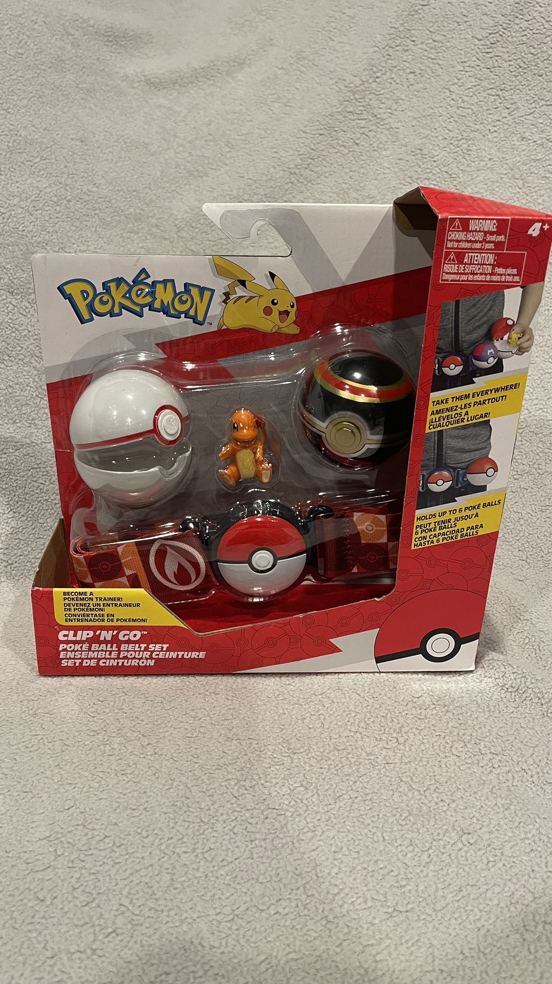 Pokemon Clip 'N' Go Poke Ball Belt Set Charmander