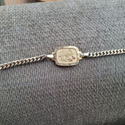 Vintage Sagittarius Zodiac Sign GOLD Tone Bracelet