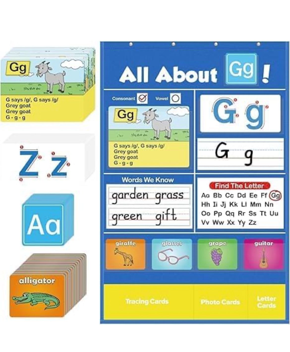 Alphabet Learning Pocket Chart
