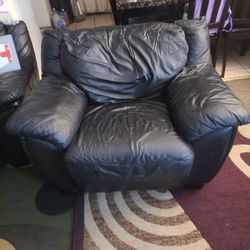 Black Leather Couch