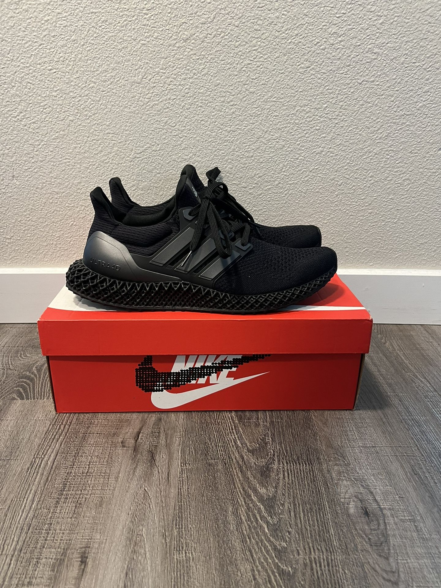 Adidas Ultra 4D Triple Black Size 11