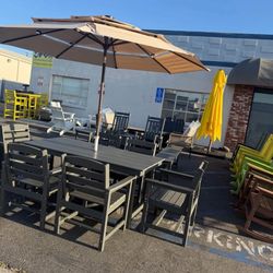 Patio Set New Gray Or Brown