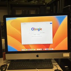iMac retina 5K 27-inch 2017 I5-3.4ghz 8GB RAM 1TB HD macOS ventura 13.7.8 Nothing wrong.