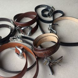 Vintage ladies belts 9 Available 34” Full Length 