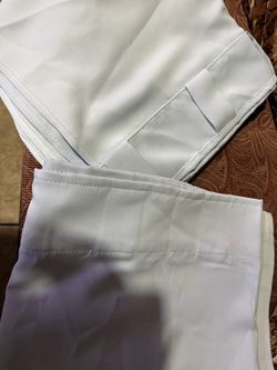 Beautiful light grey curtains