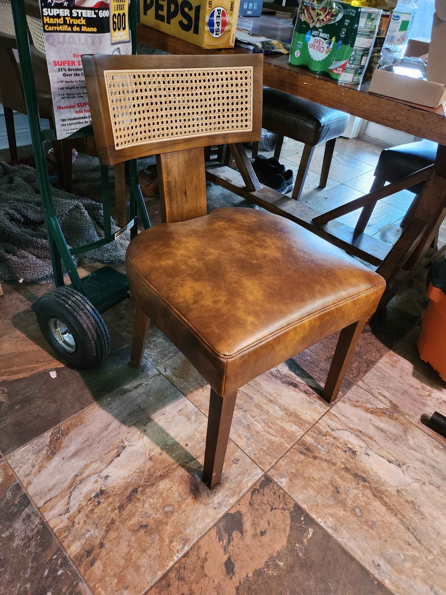 Wide Mid Mod Dining Chairs