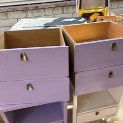 Long Dresser And Two End Dressers