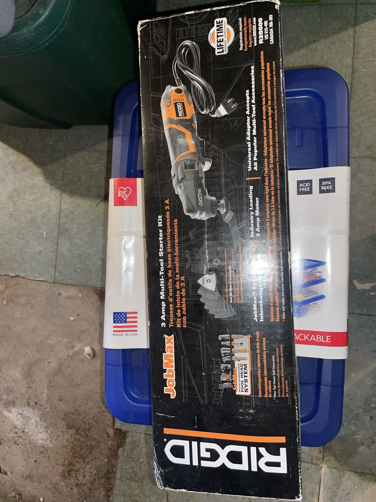 RIDGID 3 Amp Multi Tool Starter Kit 