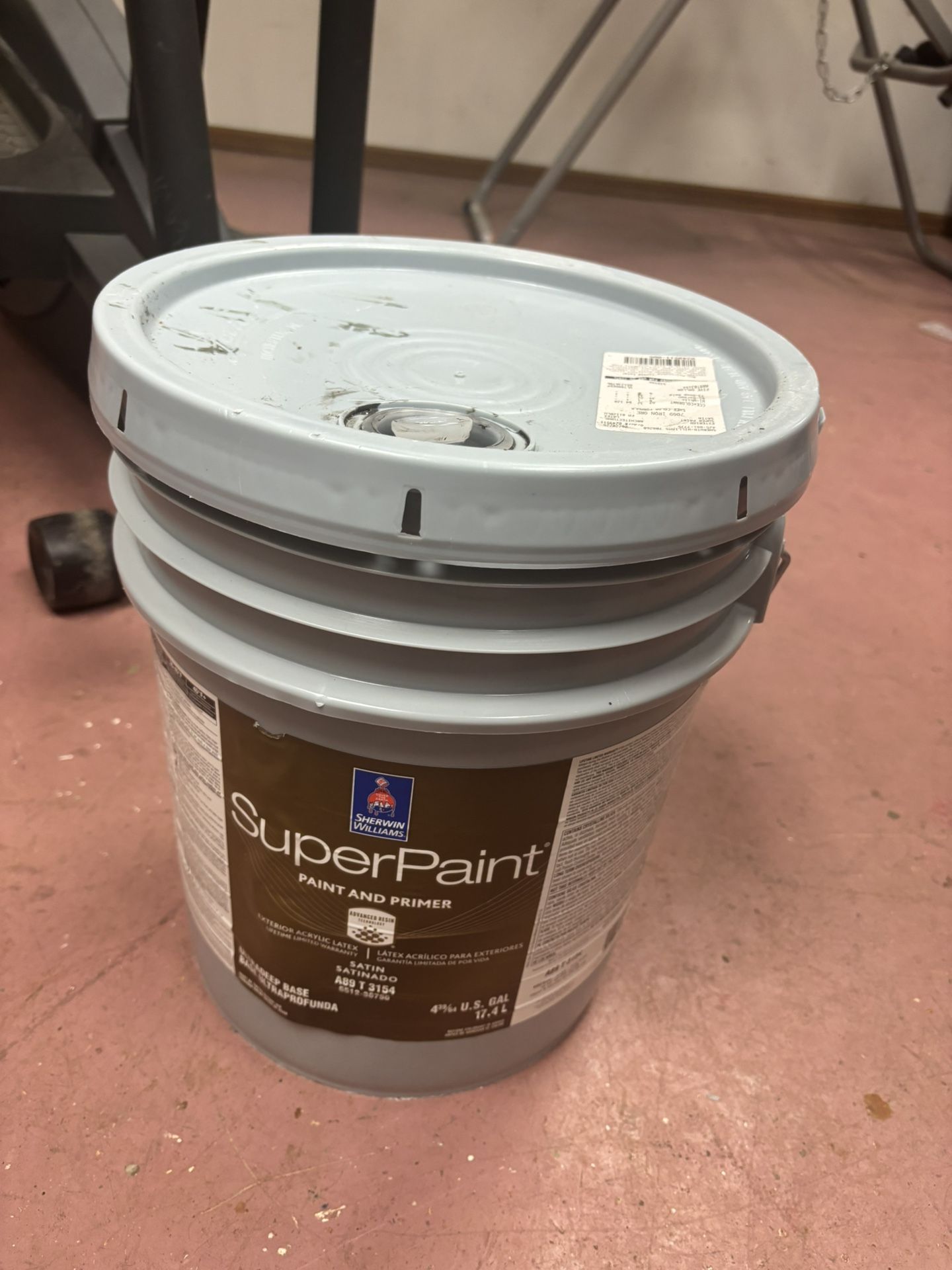 LOW PRICE MOVING- Sherman Williams Paint And Primer Large New Bucket