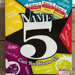 Name Five 5 Game just $5 xox
