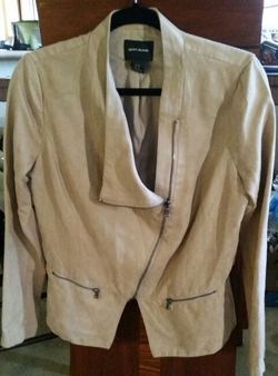 DKNY JEANS Soft Suede Light Jacket- sz Medium