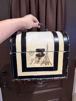 Vintage wood chest box
