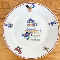 Vintage 1969 Shenango China Child’s Nursery Rhyme Plate Dinnerware
